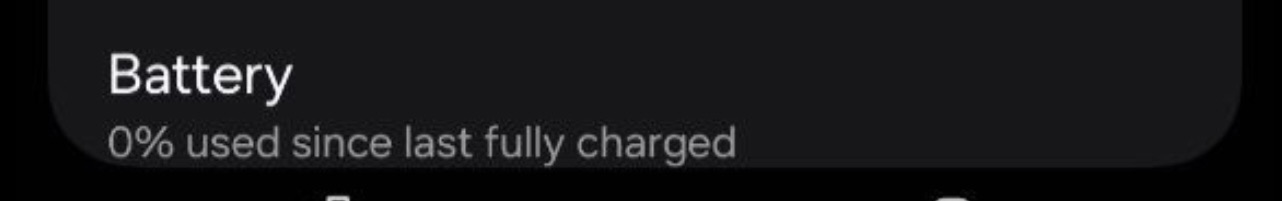 Set battery to unrestricted